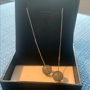 Elegant Black Drop Earrings